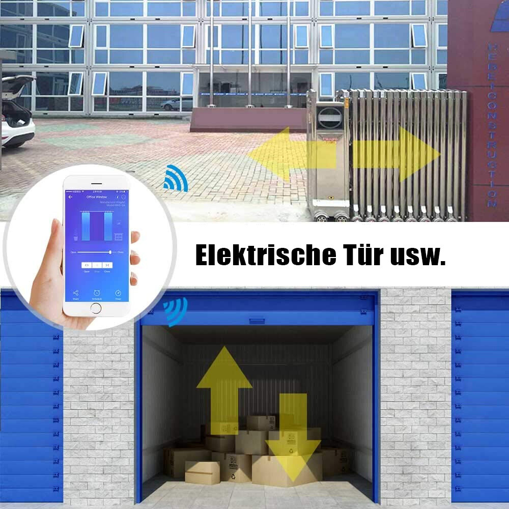 Smart Vorhang Schalter WIFI Wandschalter Wlan Touch Alexa Rolloschalter APP