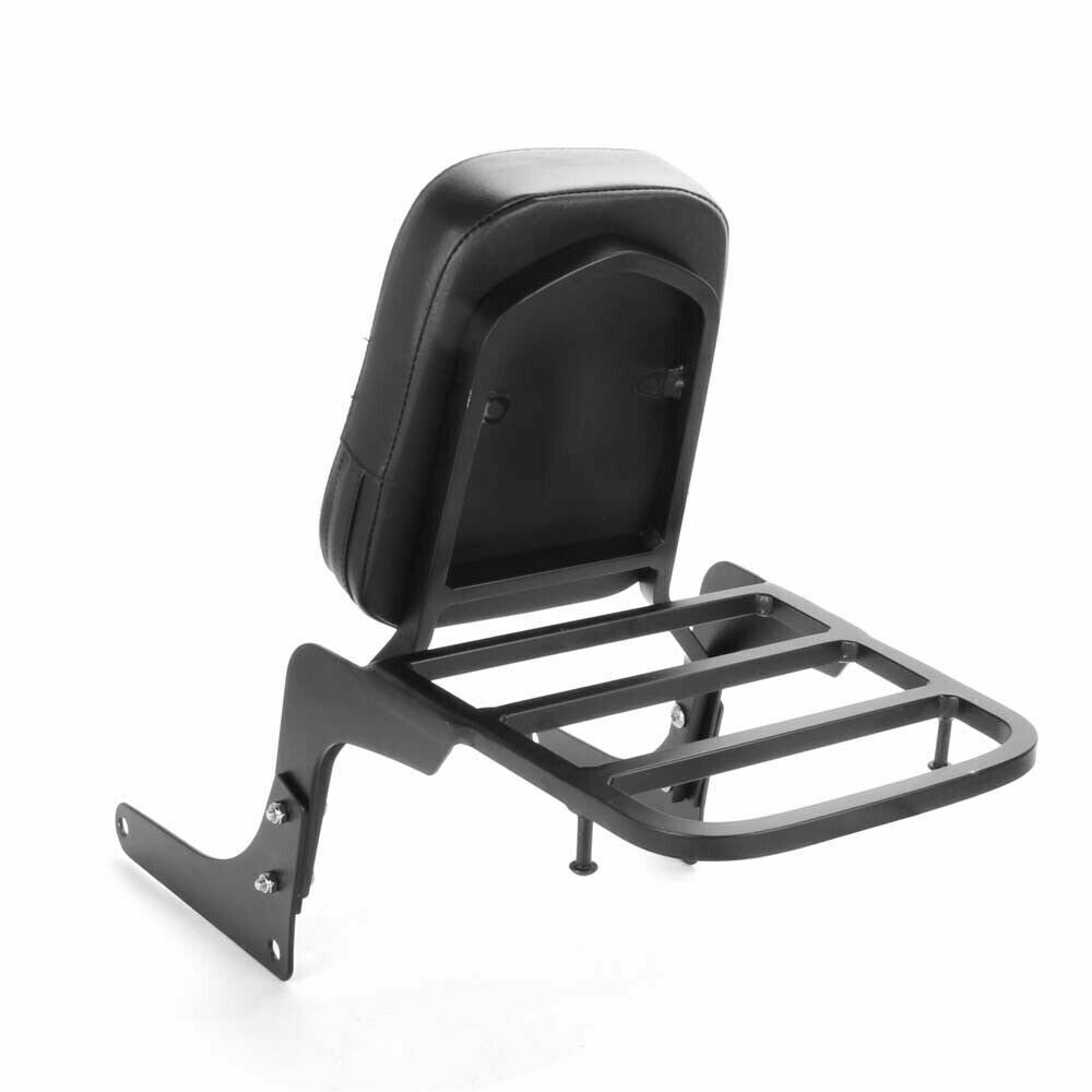 Black For Honda Rebel 250 CMX250 Sissybar with Luggage Rack and Backrest Kit US