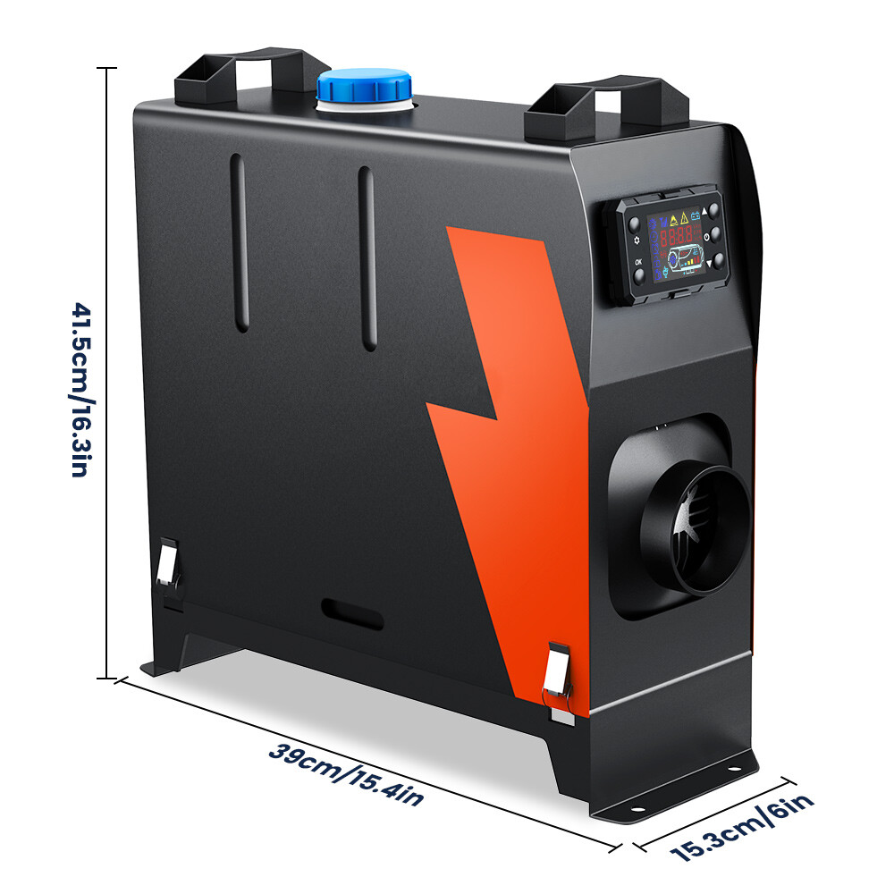 Hcalory®  8KW 12V 24V Air Diesel Heater W/ Adapter & bluetooth For RV Car Van 