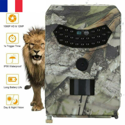 1080P Caméra de Chasse Cachée Nocturne infrarouge 26LEDs lumières HD Nuit Vision