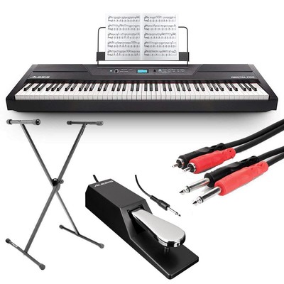 ALESIS  RECITAL PRO  電子キーボード+スタンド Amazon.com: Alesis Recital Pro | Digital Piano/Keyboard