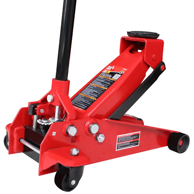 3 Ton Heavy Duty Steel Low Profile Rapid Pump Floor Jack Show Car