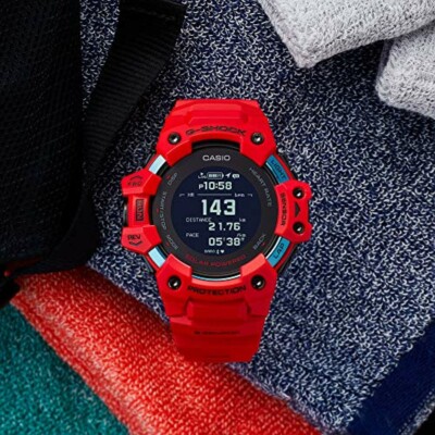 Pre-owned G-shock [casio] Watch G-squad Gbd-h1000-4jr Red For Men From Japan