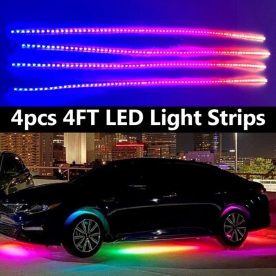 DREAM COLOR CHASER 4PCS 4FT CHASING BLUETOOTH CONTROL FOR 15.5'' RIM LIGHT STRIPS