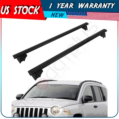 Cross Bar Luggage Cargo Carrier For 2008-2010 Jeep Compass Aluminum