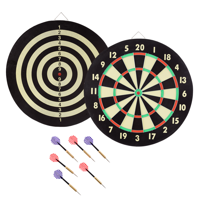 Game Room Dartboard Set with 6 Darts Set
