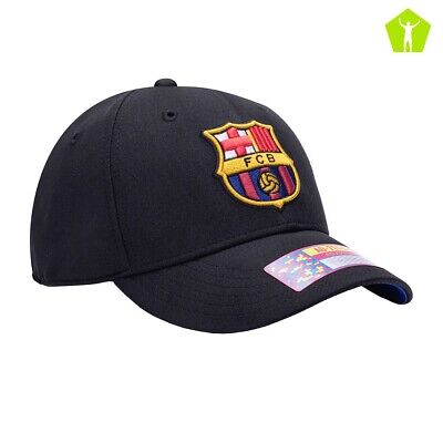 FC Barcelona Fan Ink Standard Adjustable Hat, Black