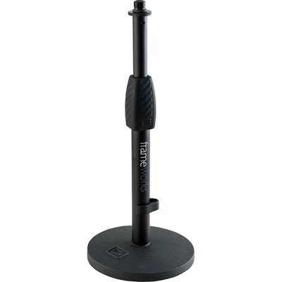 Gator Frameworks Desktop Mic Stand, 6'' Base, GFW-MIC-0601