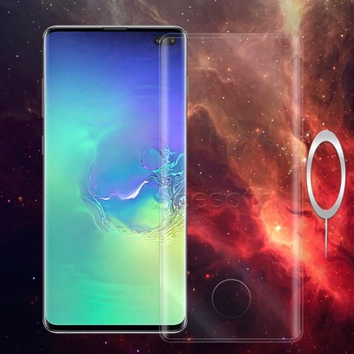 High Definition Anti-Scratch Screen Protector w/Pin f Samsung Galaxy S10+ G975U