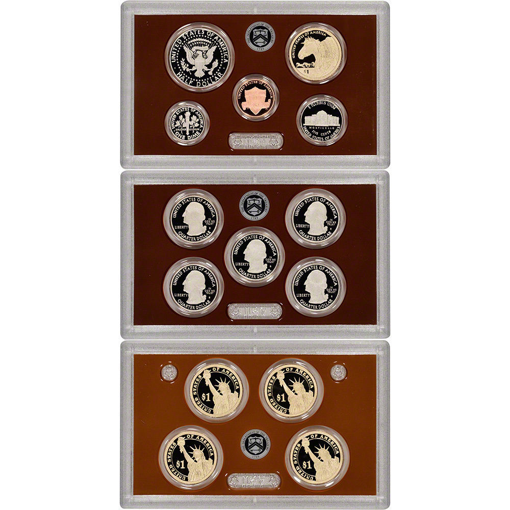 2012 US Mint 14 Coin SILVER Proof Set Very Limtied Production CP3544