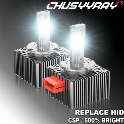 D5S LED Headlight Bulbs High-Low for chevy Silverado 1500 2016-2018 Replace HID