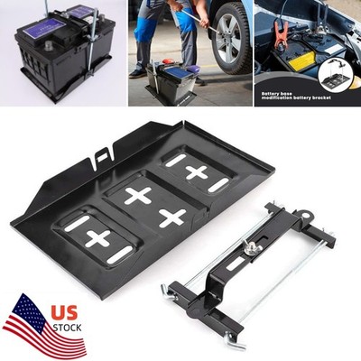 авто Storage АККУМУЛЯТОР Holder Hold Down Tray рейка Adjustable кроншт. 23cm винт шатунные-