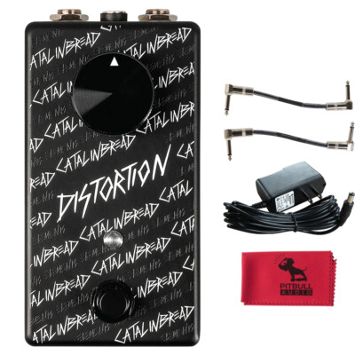 Catalinbread Elements Distortion Pedal w/ Power Supply, Patch Cables & Cloth