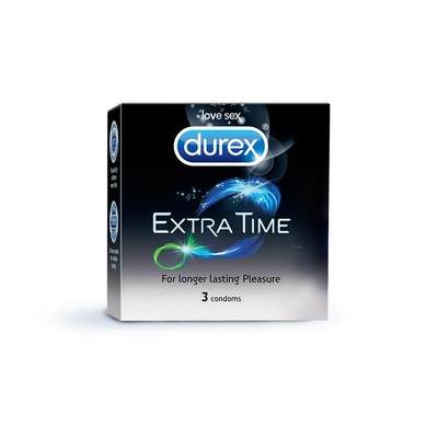 Durex Extra Time - Condoms / For longer lasting pleasure 3 in pack