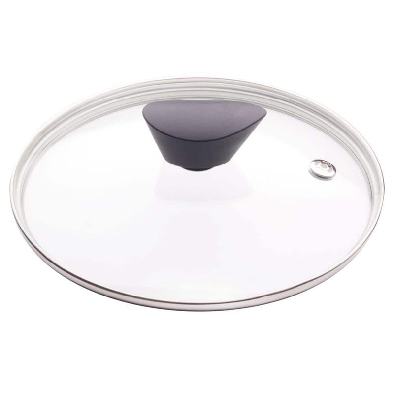Lid Tempered Glass 10 Inch Round Ergonomic Handle Dishwasher Safe