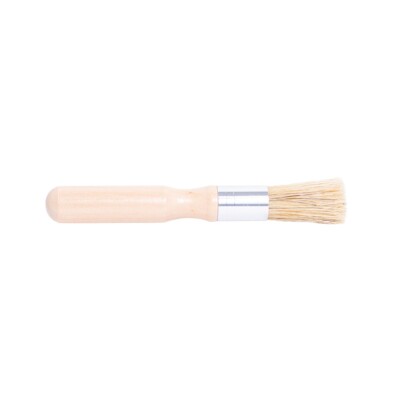 Glue Brush for Bookbinding - Natural Bristle with Wood Handle