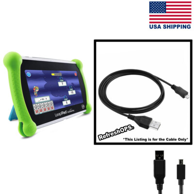 LeapPad Academy Kids  Learning Tablet USB Cable Transfer Cord Replacement