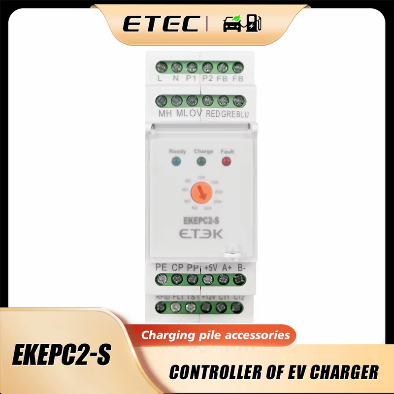 ETEK Evse Controller Electronic Protocol EPC Chontroller EV Charger Station Cabl