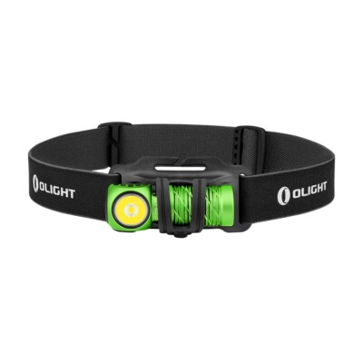 Olight Perun 2 Mini Lime Green LED Rechargeable Headlamp, 1100 Lumen, Cool White