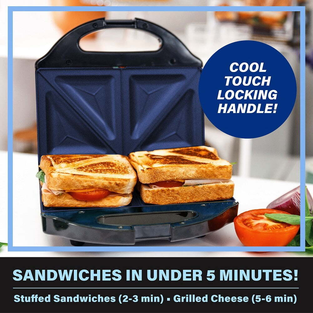 And Electric Panini | Diamond Blue Sandwich Toaster
