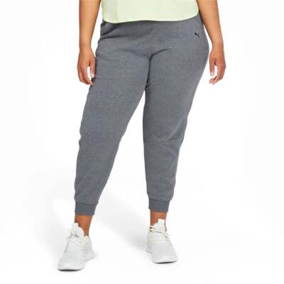 

Женские серые спортивные повседневные брюки Puma Train French Terry Joggers Plus 522614-, Grey, Puma Train French Terry Joggers Plus
