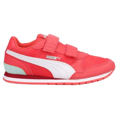 

Puma St Runner V2 Slip On Toddler Girls Розовые кроссовки Повседневная обувь 365294-36, Розовый, Puma St Runner V2 Slip On Toddler