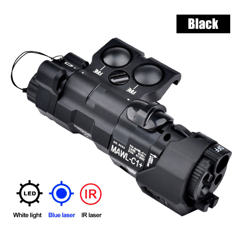MAWL-C1 Metal CNC Red Green Blue Laser IR Night Vision Light Visible USA