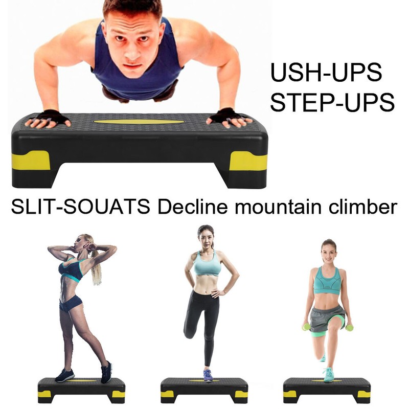 Aerobic Exercise Stepper Step Adjustable Gym Risers