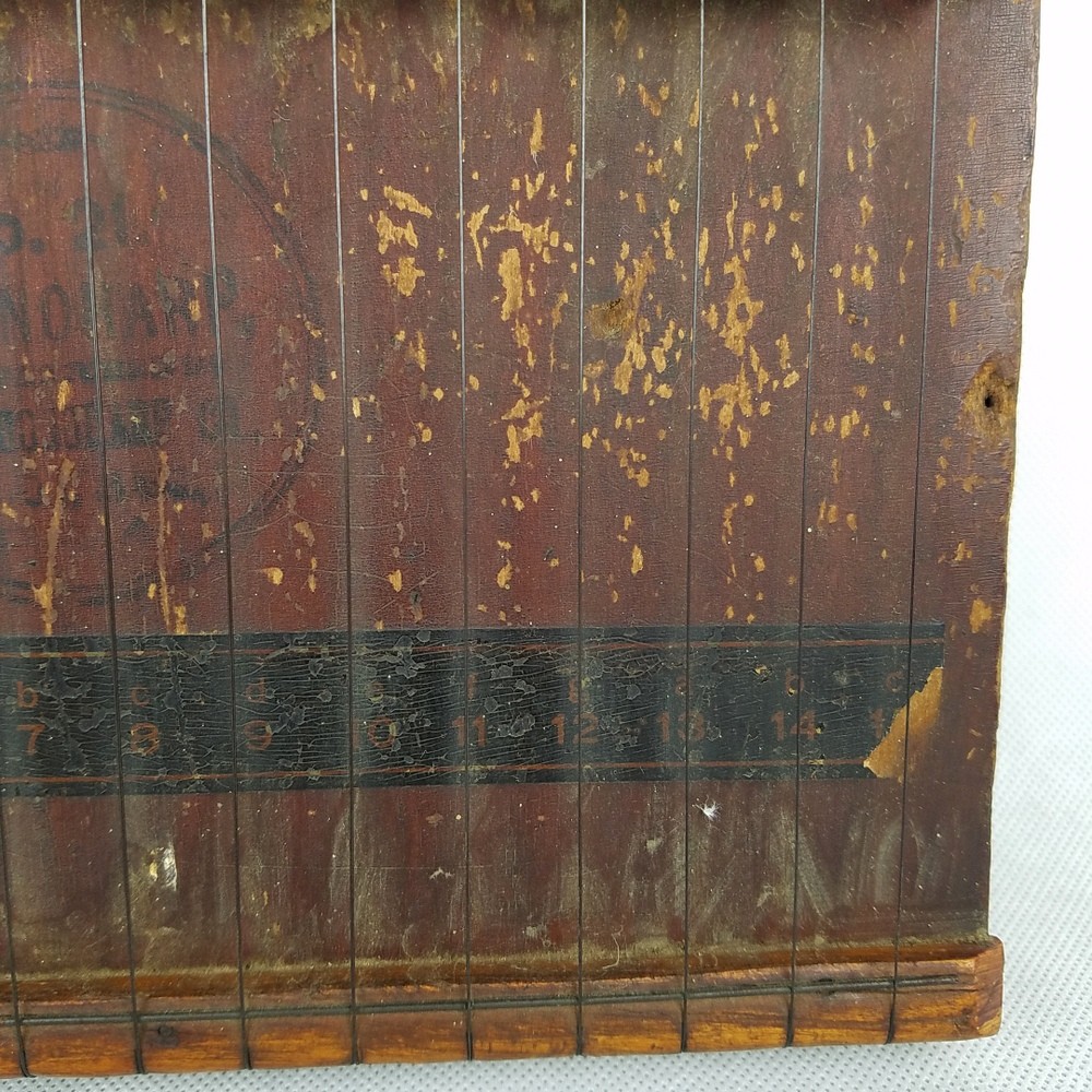 Antique Phonoharp Zither Musical Instrument No. 21 1891 Patent The Phonoharp Co.
