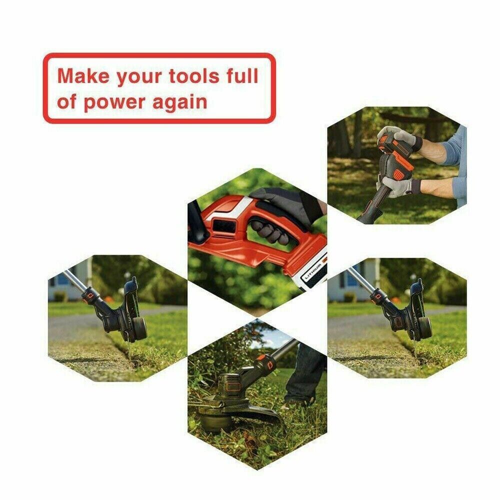8X 5.0Ah for Black and Decker 40V 40 Volt Max Lithium Battery LBX2040 LBXR36 New