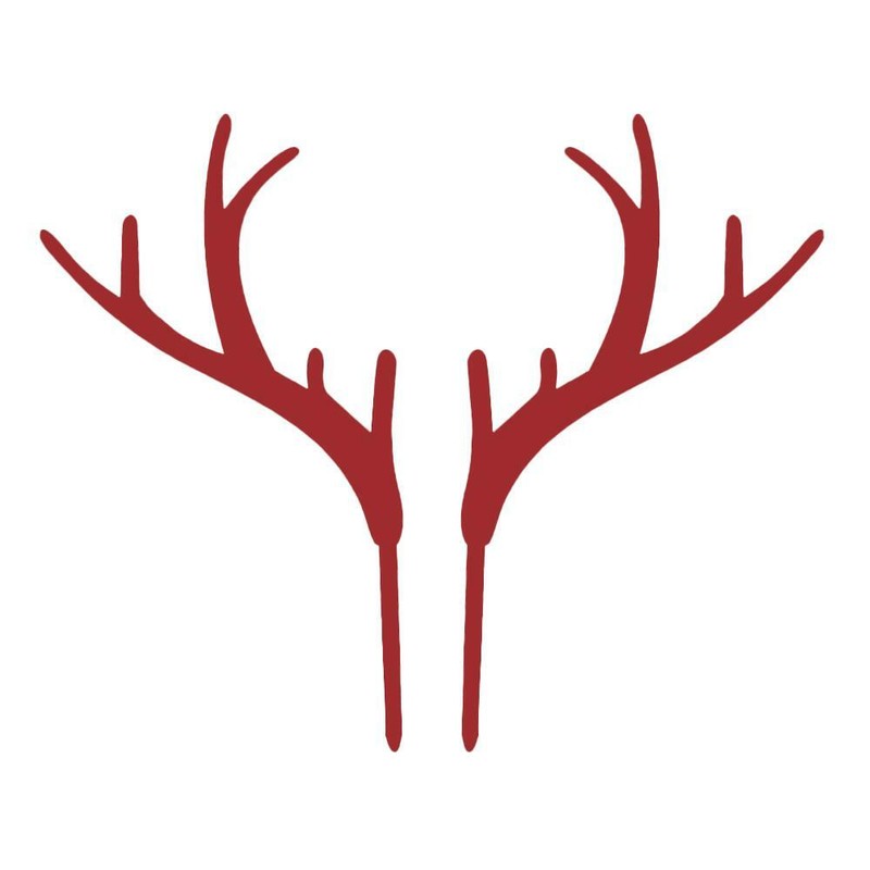 Decoration Acrylic Cake Topper Deer Elk Antlers Merry Christmas