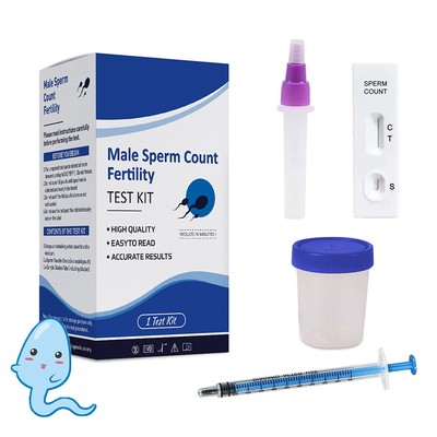 Sperm Test Kit for Men Easy Male Fertility Test Results Preparation Count Test