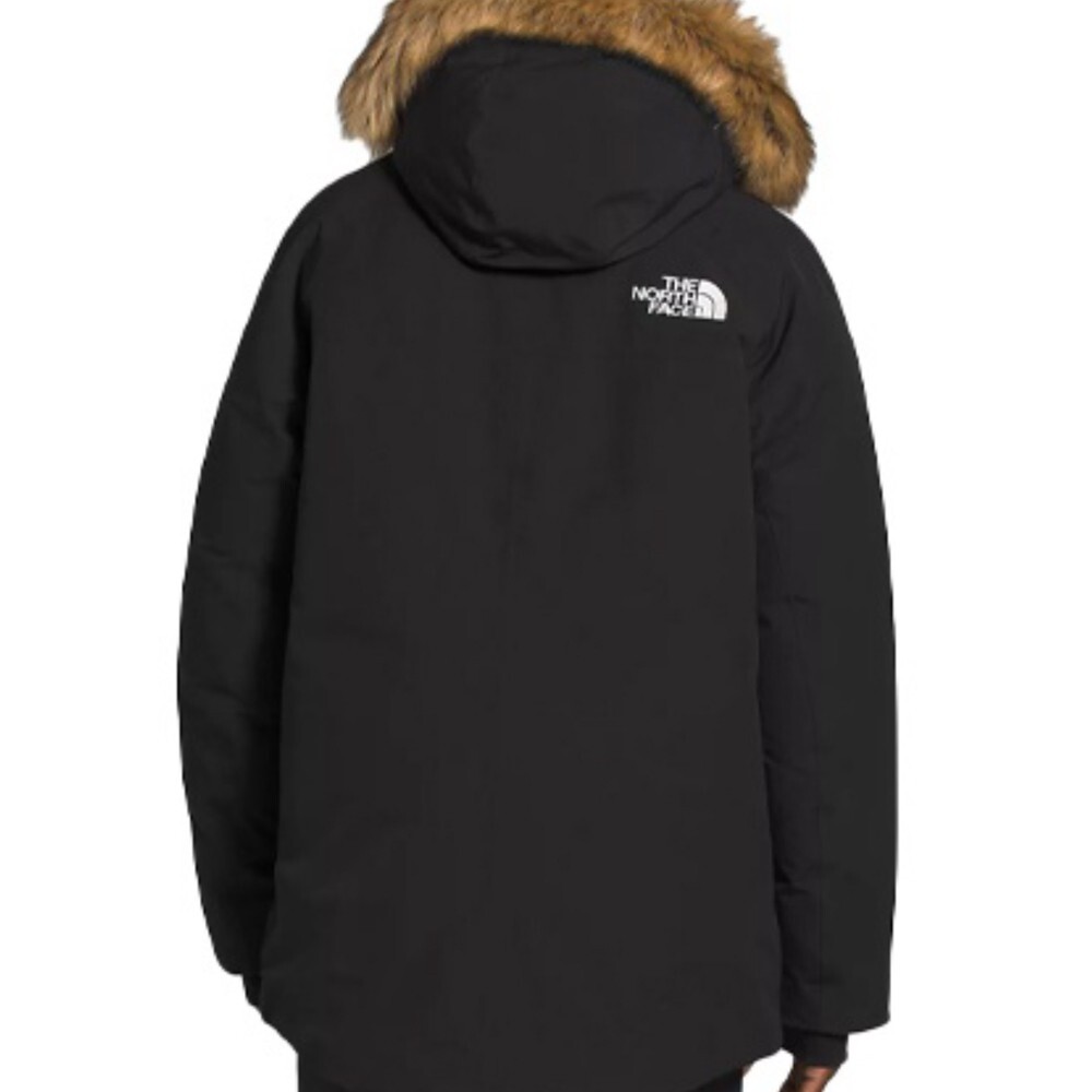 Pre-owned The North Face Men's Waterproof Hooded Down Winter Parka Jacket Black-0a4qz8jk3