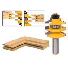 Rail And Stile Router Bit 1/2 Inch Shank For Cabinet ...