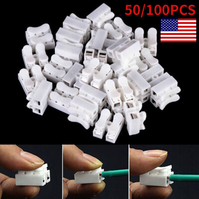 Electrical Car Cable Connector Quick Splice Lock Wire Terminals Self Locking