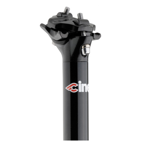 Cinelli Pillar Alloy Seatpost 15mm Setback Black 27.2mm x 30