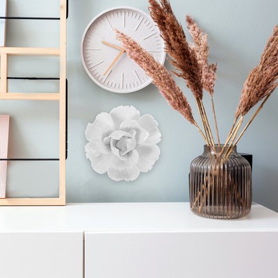 3 Pcs Ceramic Flower Wall Decor Hanging Study Room Durable Decoration