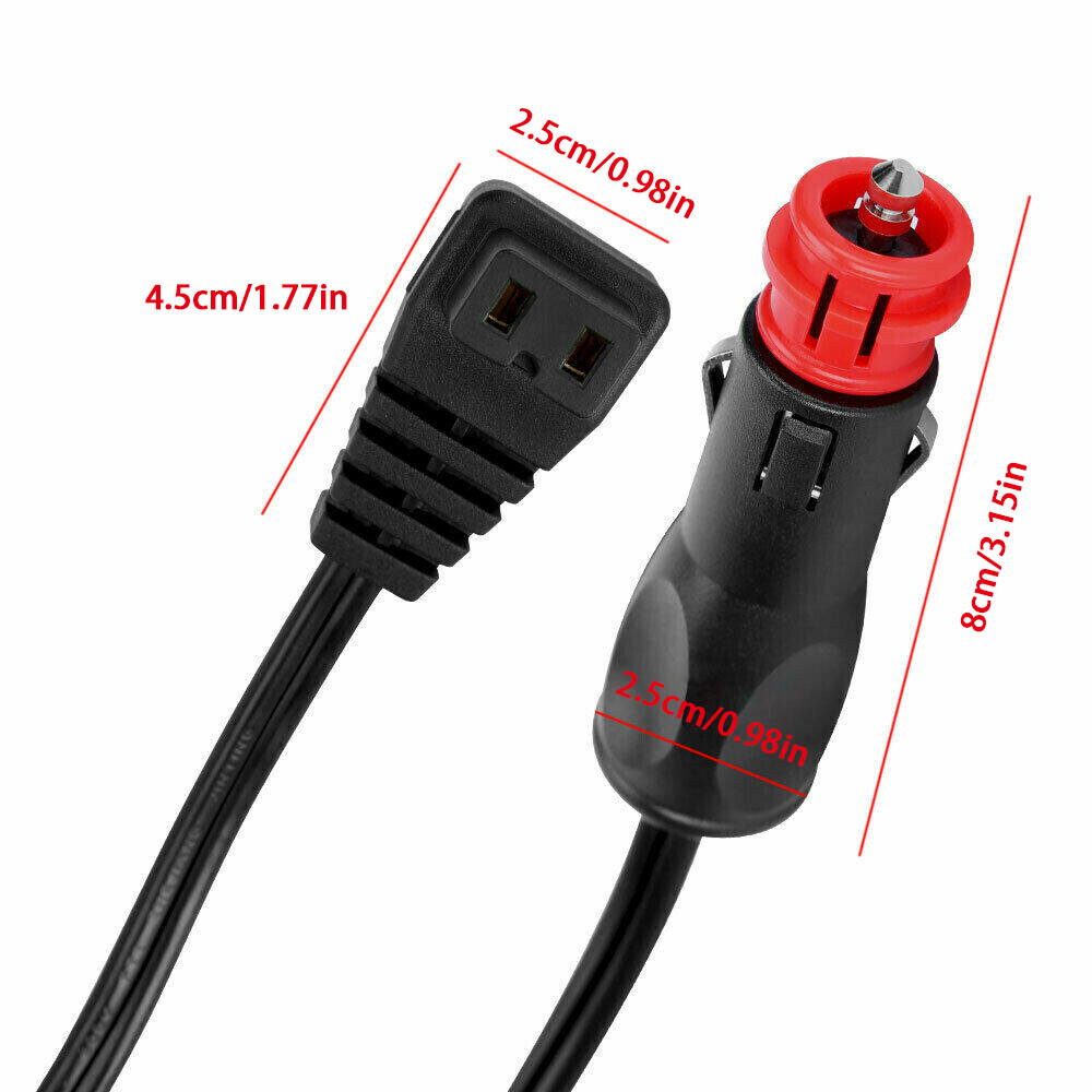 12V Merit and Cigarette Plug For Waeco Fridge Adaptor 2M Power Lead Cable Cord