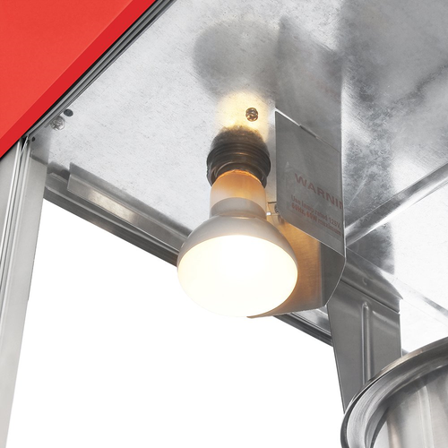 6010 Great Northern Red 8oz Roosevelt Antique Countertop Style Popcorn Popper