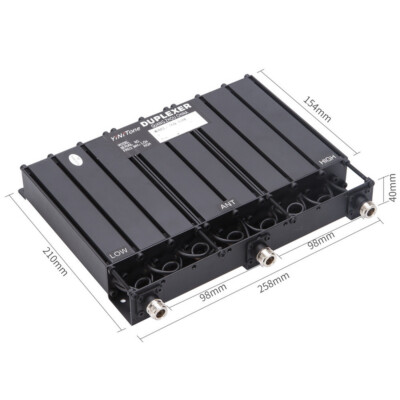 400-520MHz 50Ω 100W UHF 8 Cavity Duplexer N Connector FREE Tune Radio Repeater