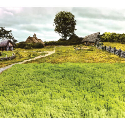 SPRING MEADOW GRASS MAT 32X 24   William Britain (80009)