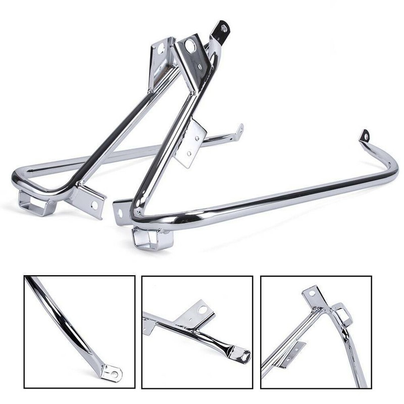 Kit Di Montaggio Borse Rigide In Acciaio Inox Per Harley Davidson Touring | Softail | Road King | Electra Glide | Street Glide