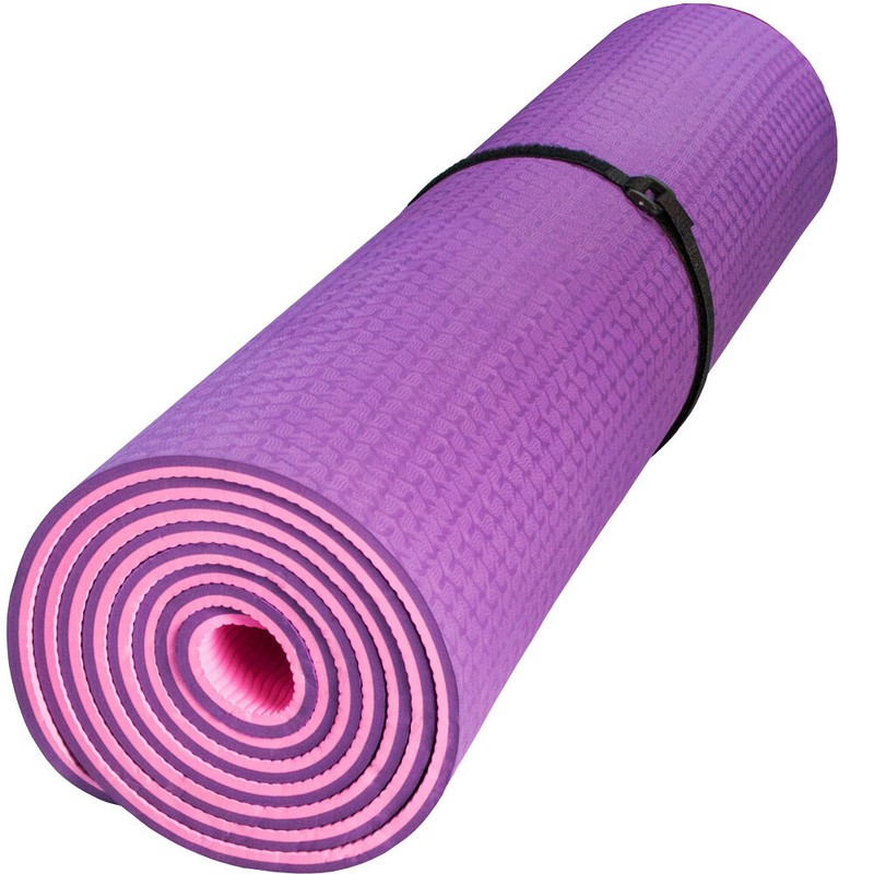 Gymnastikmatte Sportmatte Lila/Pink Yogamatte Joga Matte Fitnessmatte Rutschfest