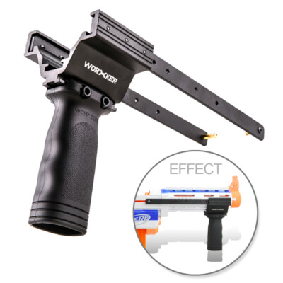   Worker MOD Pump Kit Vertical Grip Alloy Rail for Nerf Retaliator Modify Toy
