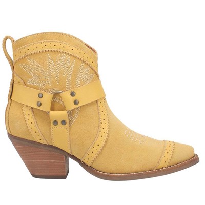 

Dingo Gummy Bear Snip Toe Cowboy Boots Womens Yellow Casual Boots DI747-705, Желтый, Dingo Gummy Bear Snip Toe Cowboy Booties