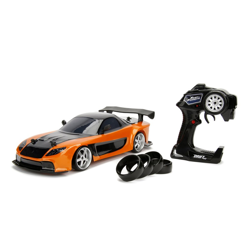 Jada Toys Fast & Furious Han&rsquo;S Mazda RX-7 Drift RC Car, 1: