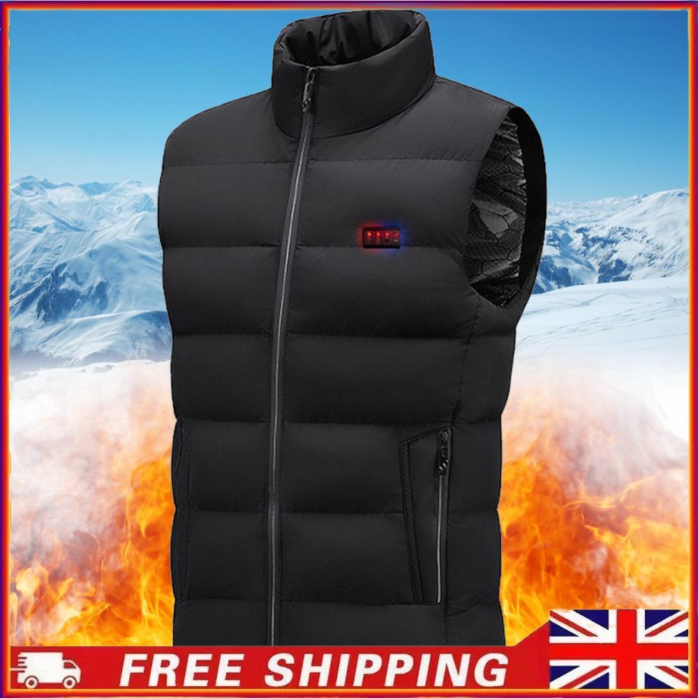 Unisex Heating Vest USB Charging Electric Heated Vest 23 Heating Zone for Winter