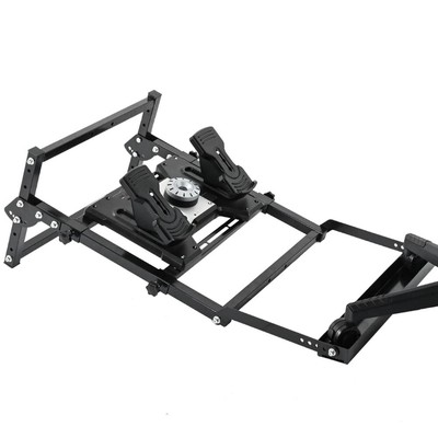 Hottoby Flight Sim Stand with Seat Fit Thrustmaster A10C Hotas Warthog Logitech