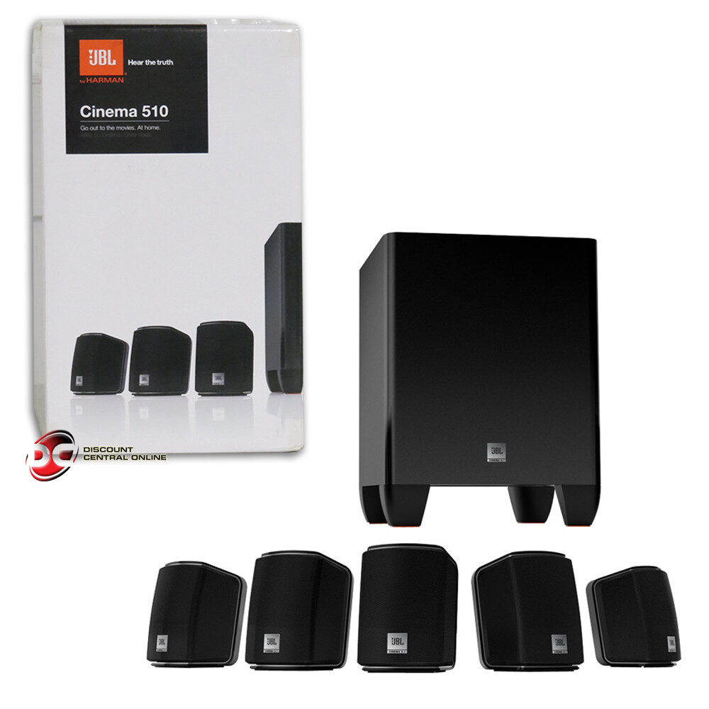 Jbl Cinema 510 5.1 Home Theater Speaker System With Powered Subwoofer