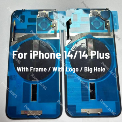 For iPhone 14/14 Plus New Back Glass Housing Battery Cover Door Replacement Lot